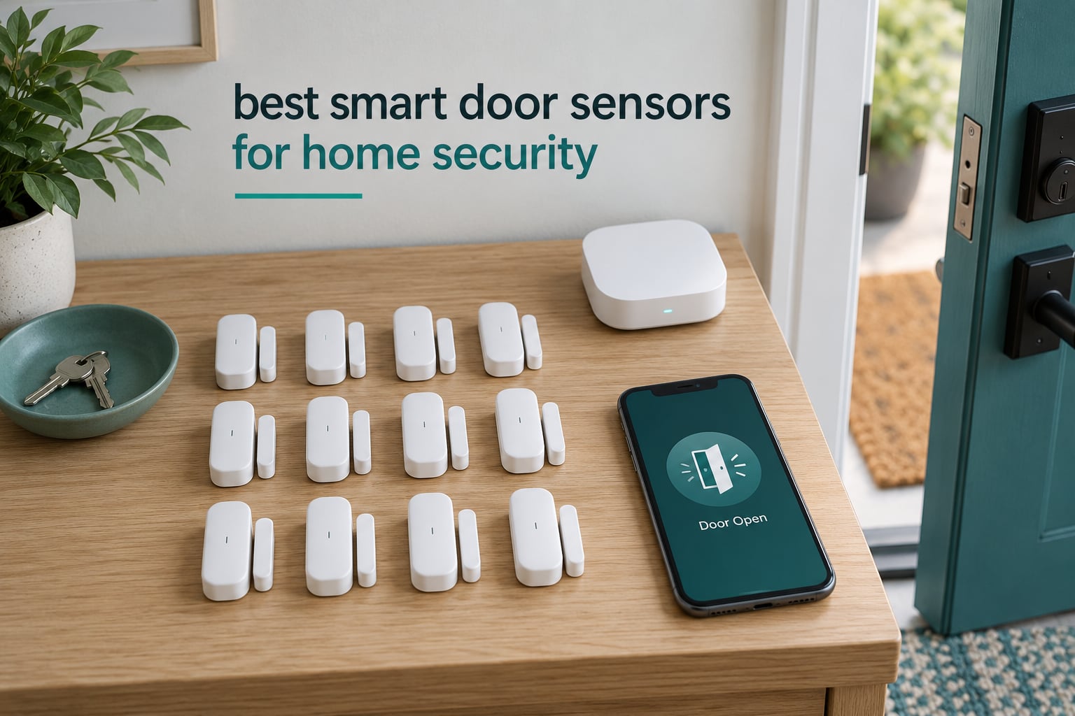 best smart door sensors for home security