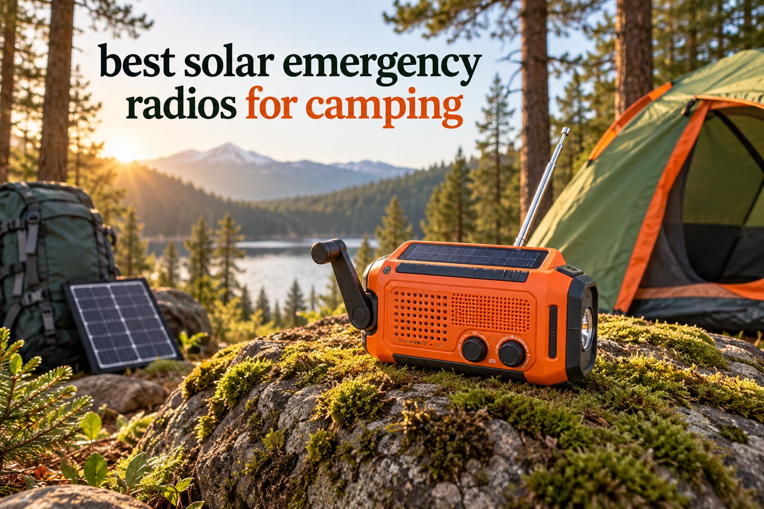 best solar emergency radios for camping