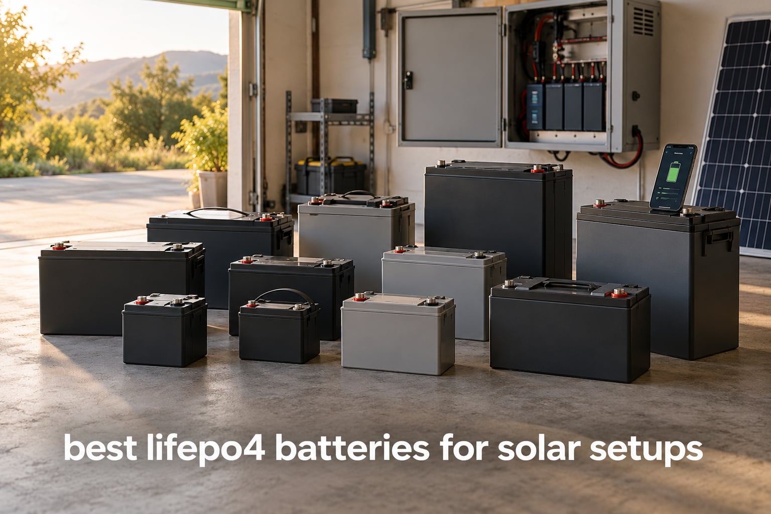 best lifepo4 batteries for solar setups