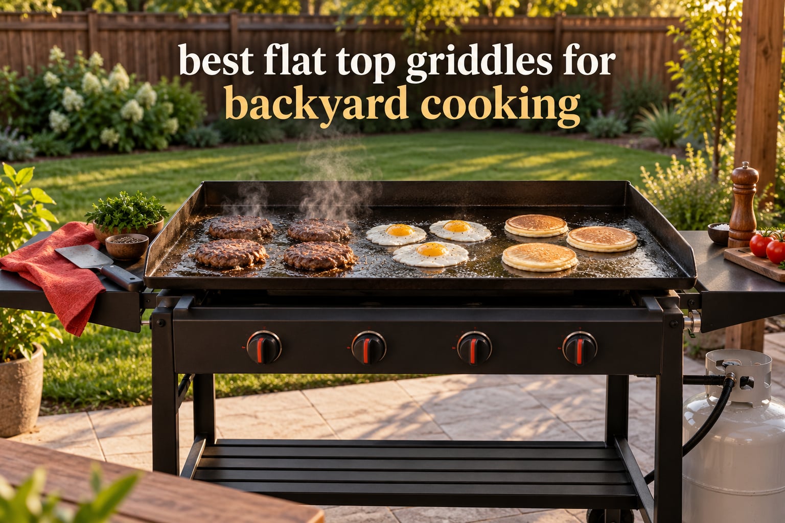 best flat top griddles for backyard cooking