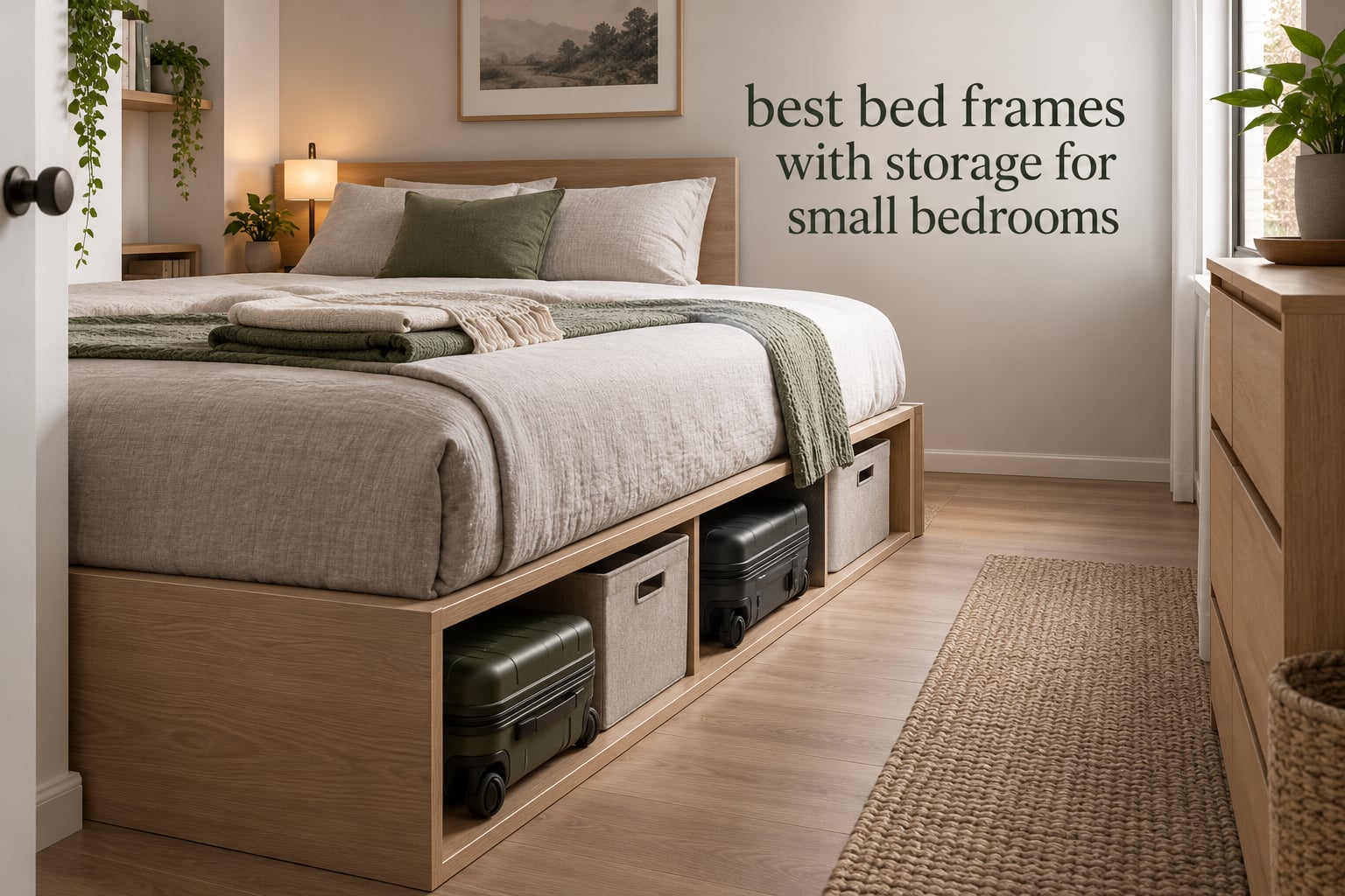 best bed frames with storage for small bedrooms