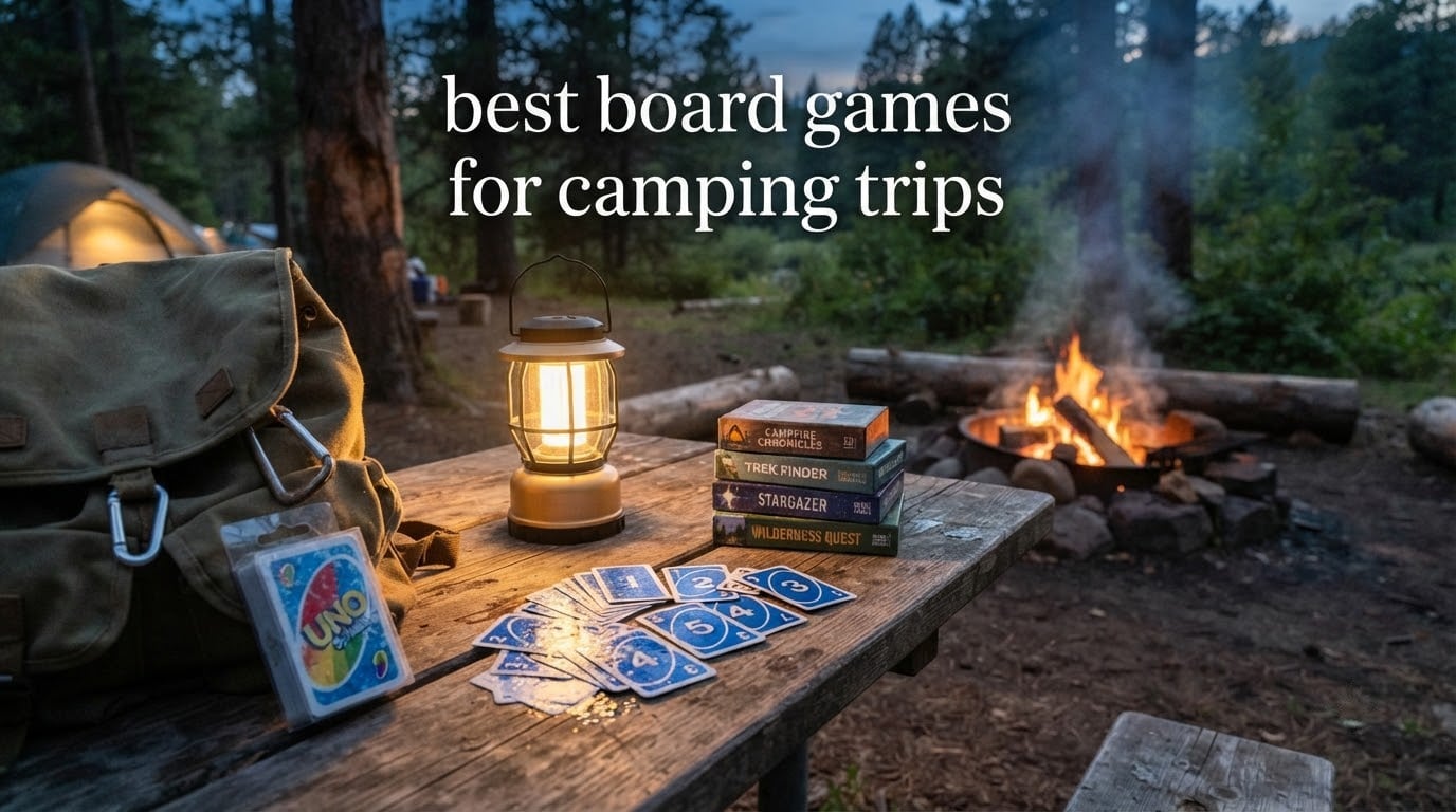 best board games for camping trips