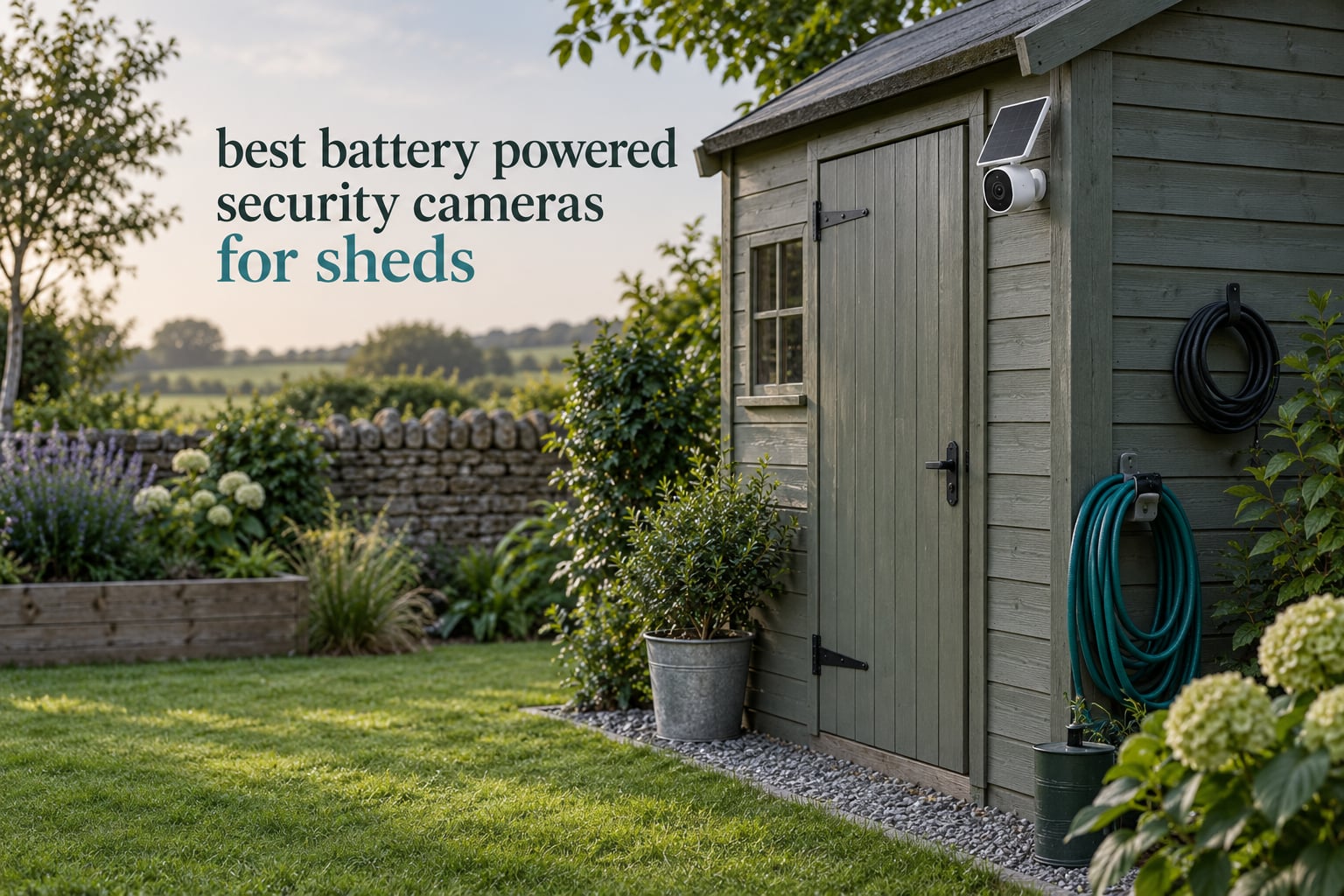 best battery powered security cameras for sheds