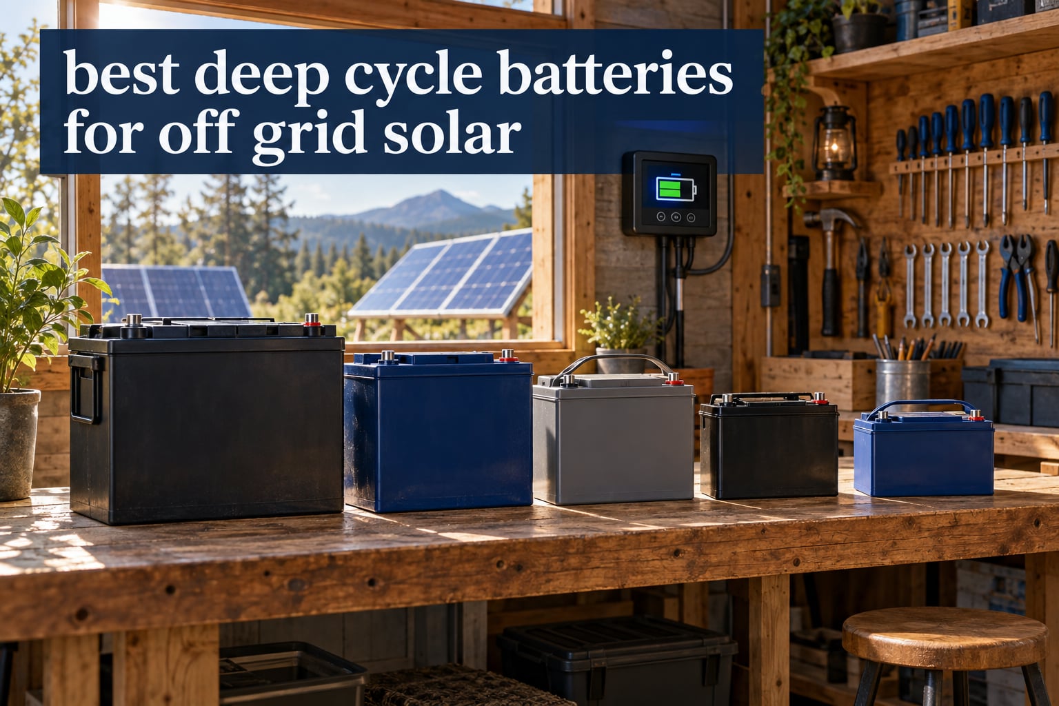best deep cycle batteries for off grid solar