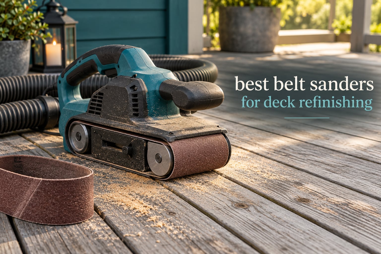 best belt sanders for deck refinishing