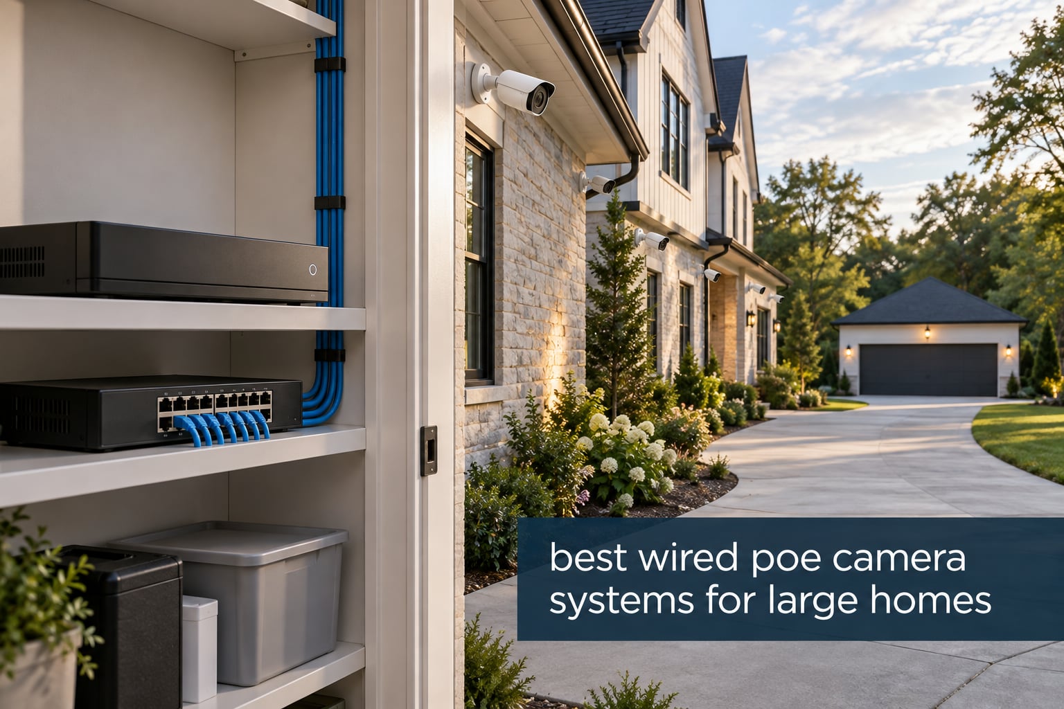 best wired poe camera systems for large homes