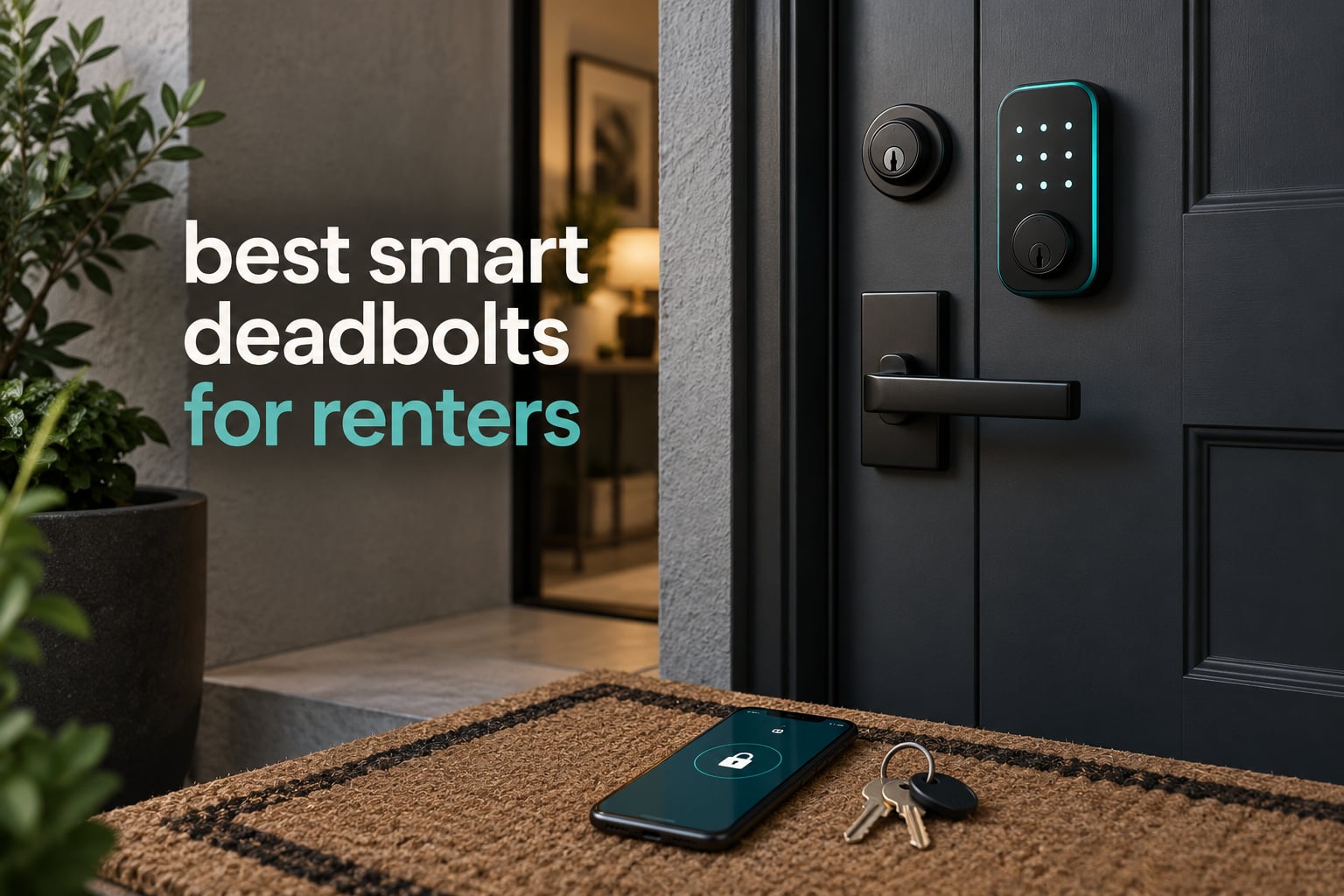 best smart deadbolts for renters