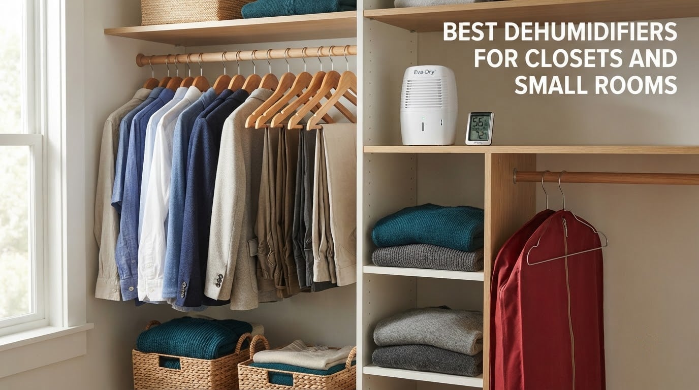 best dehumidifiers for closets and small rooms