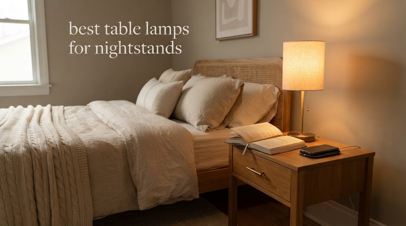 best table lamps for nightstands