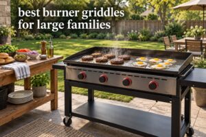 best 4 burner griddles for large families