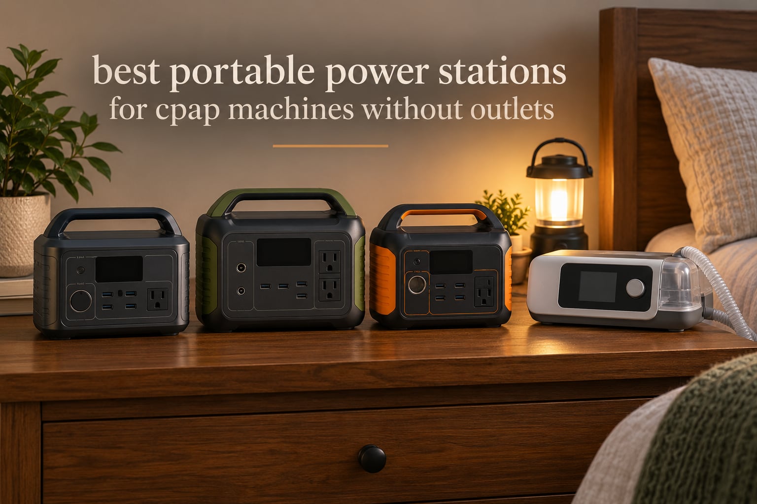 best portable power stations for cpap machines without outlets