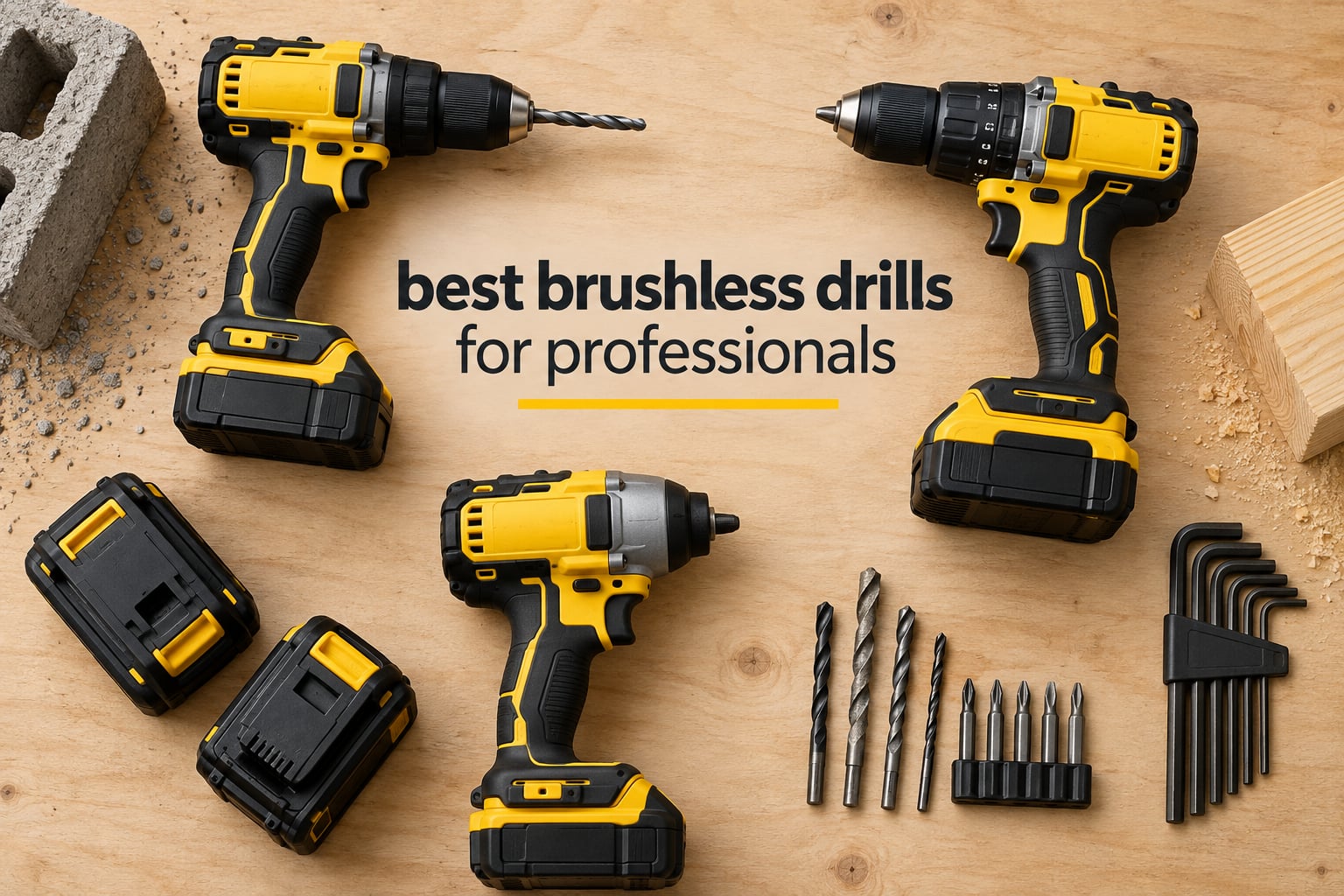 best brushless drills for professionals
