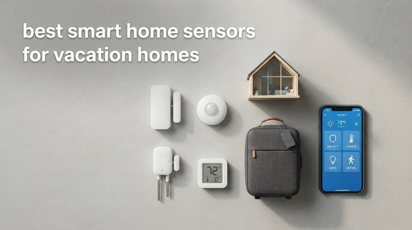 best smart home sensors for vacation homes