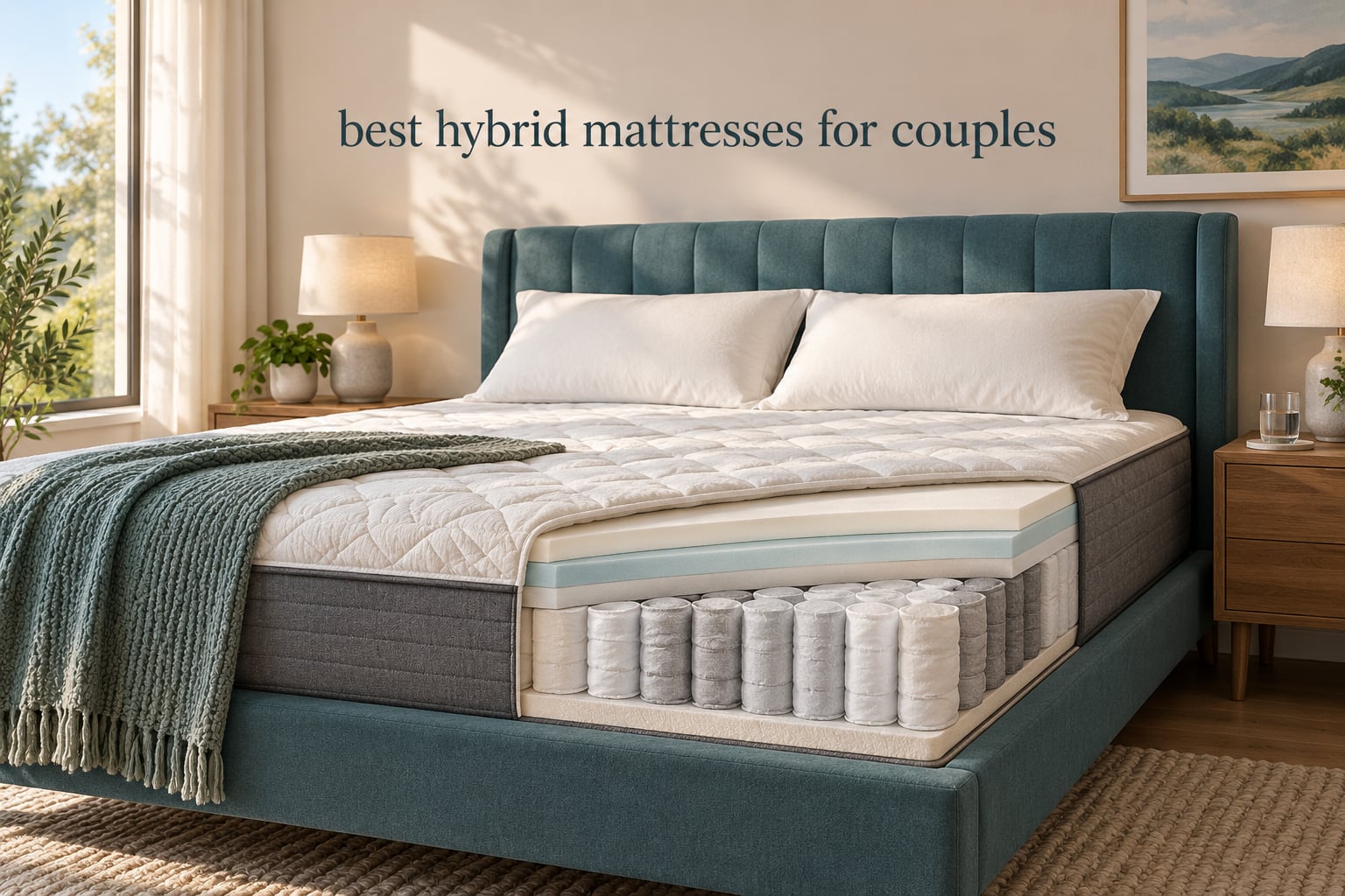 best hybrid mattresses for couples