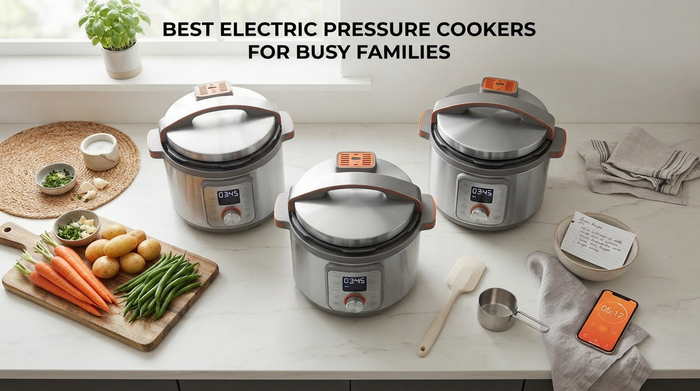 best electric pressure cookers for busy families