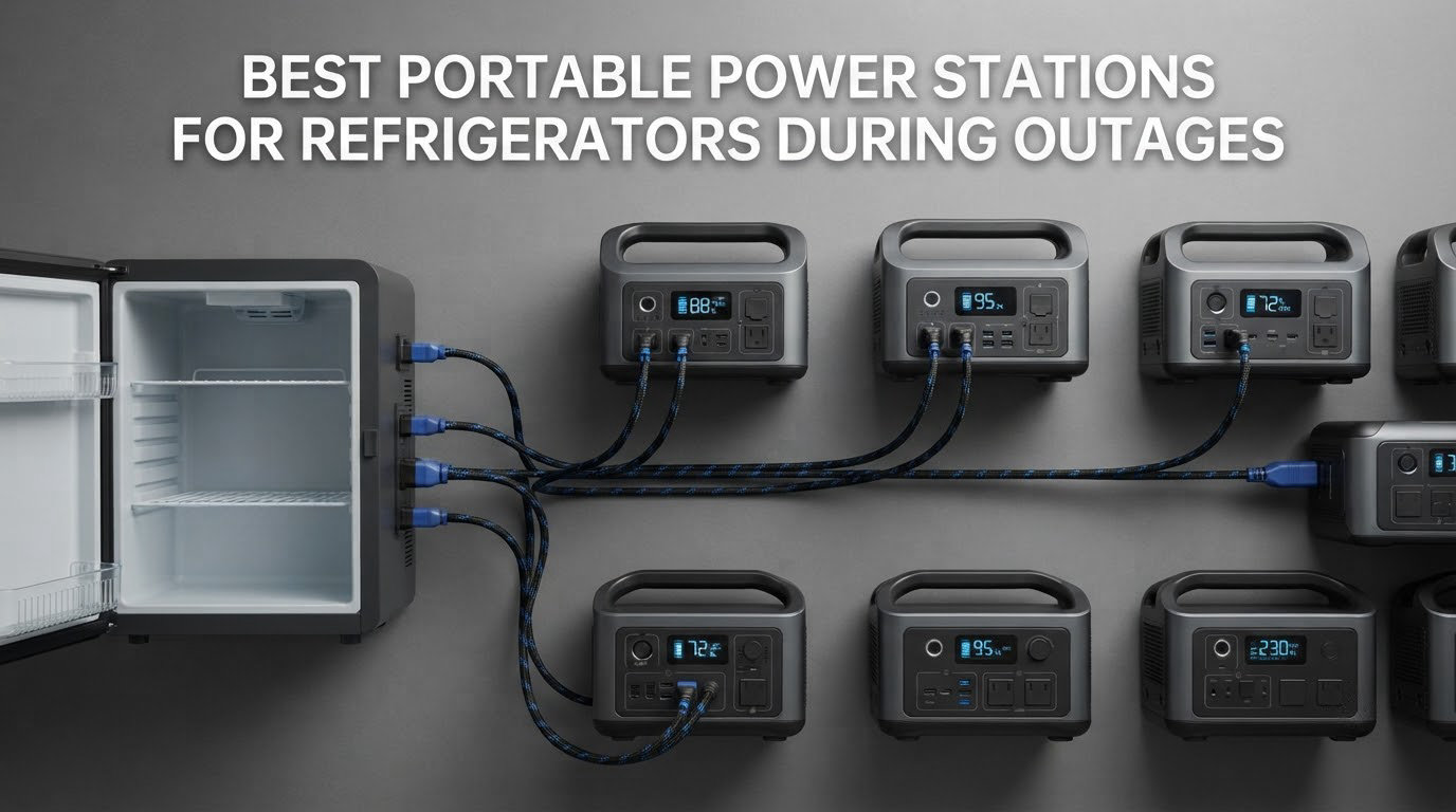 best portable power stations for refrigerators during outages