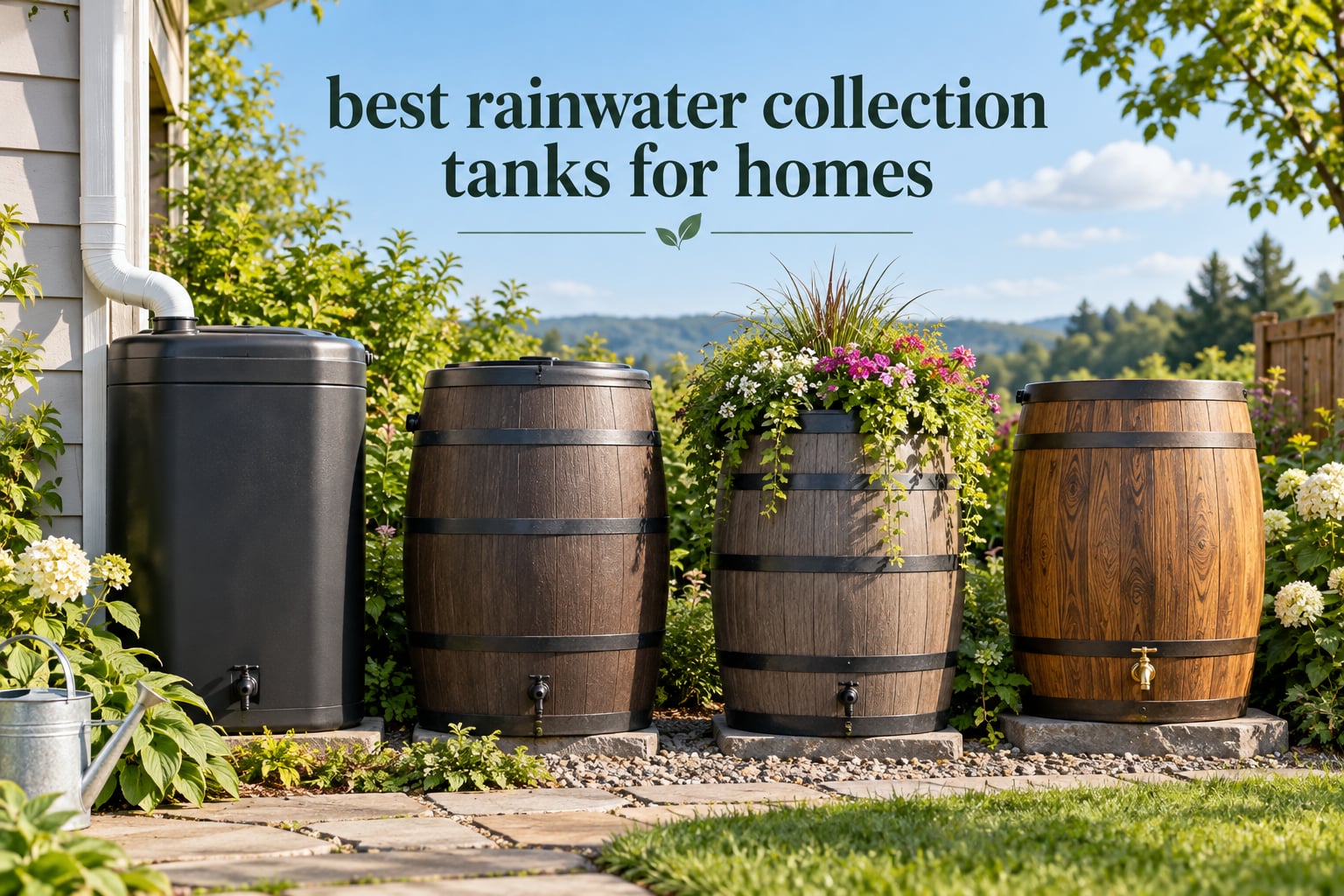 best rainwater collection tanks for homes