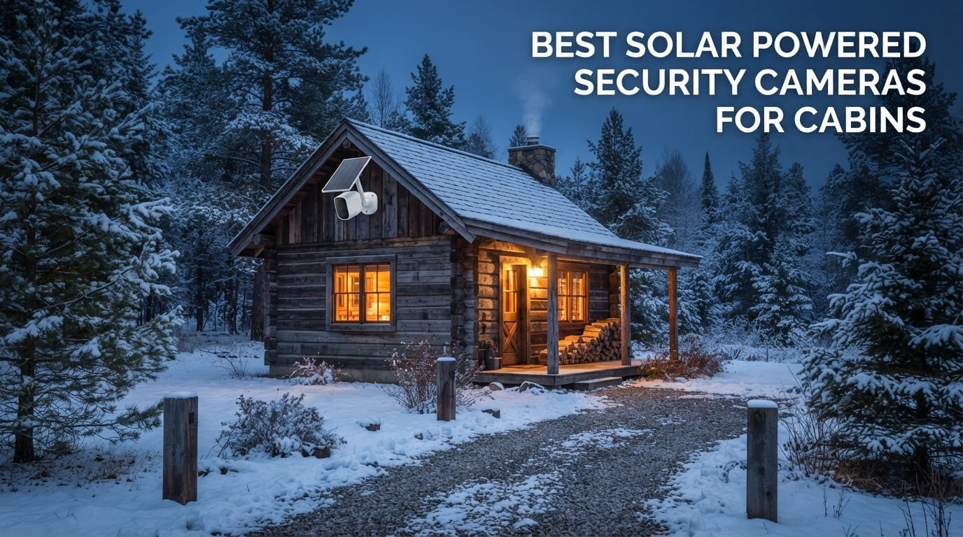 best solar powered security cameras for cabins