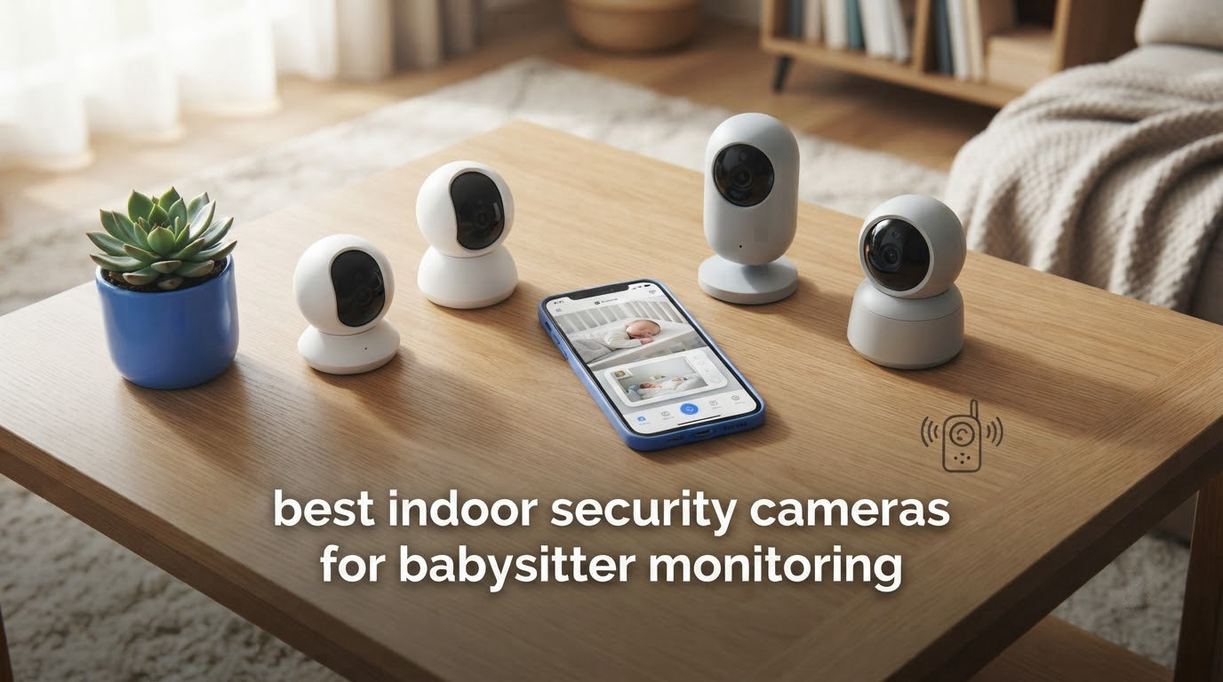 best indoor security cameras for babysitter monitoring