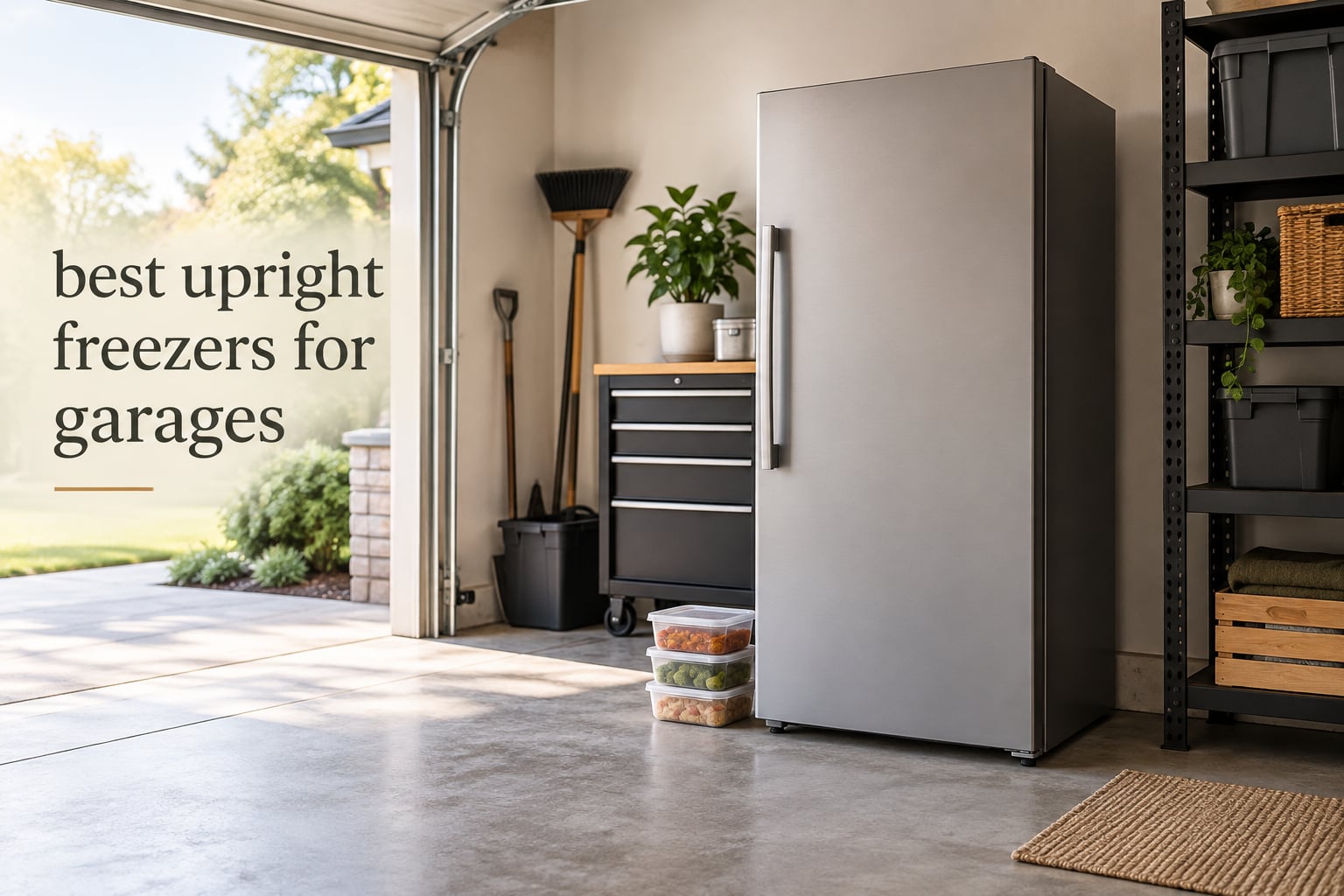best upright freezers for garages