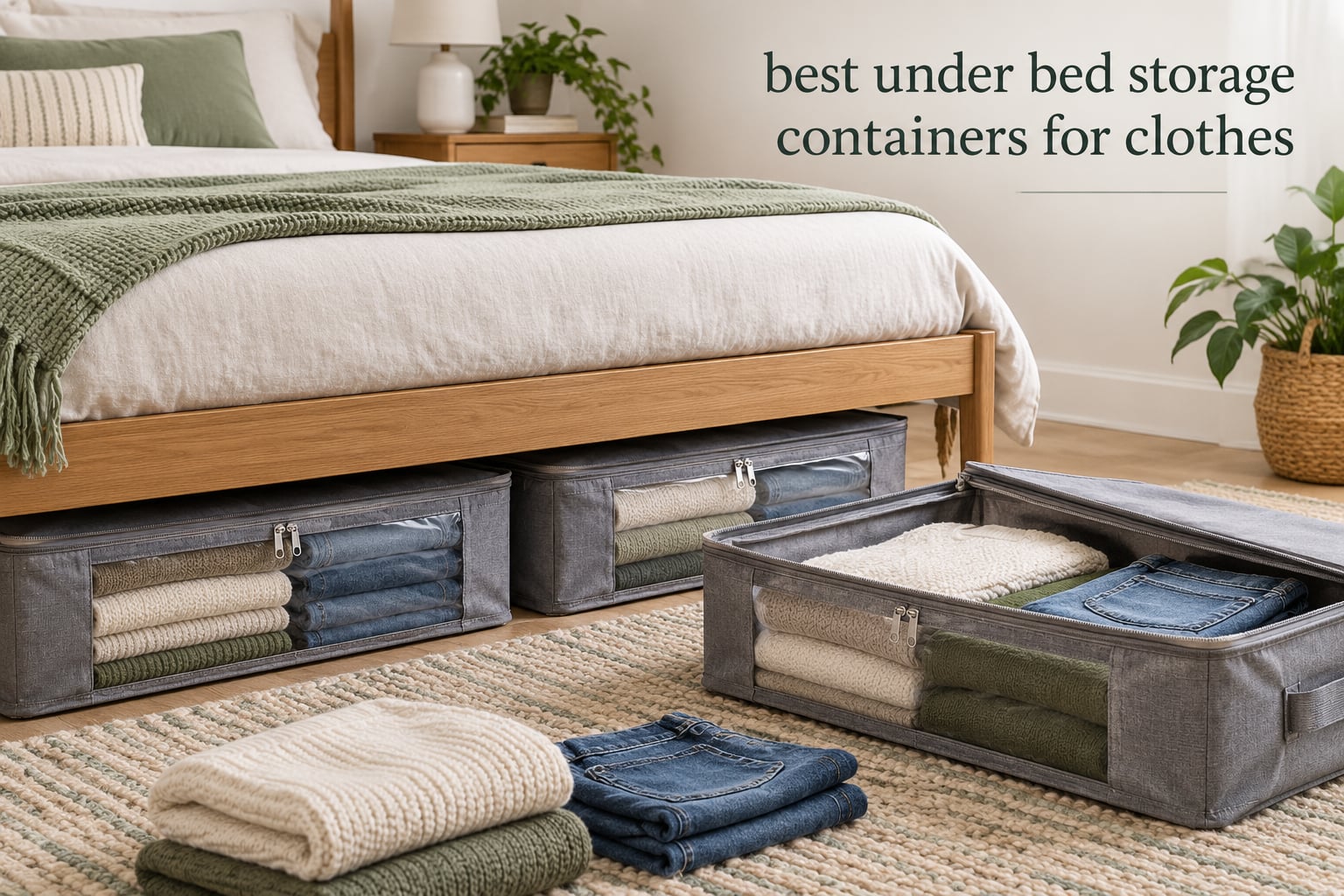 best under bed storage containers for clothes