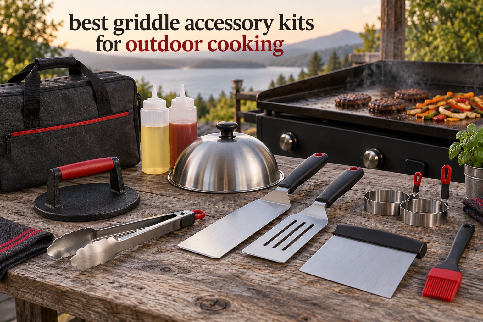 best griddle accessory kits for outdoor cooking