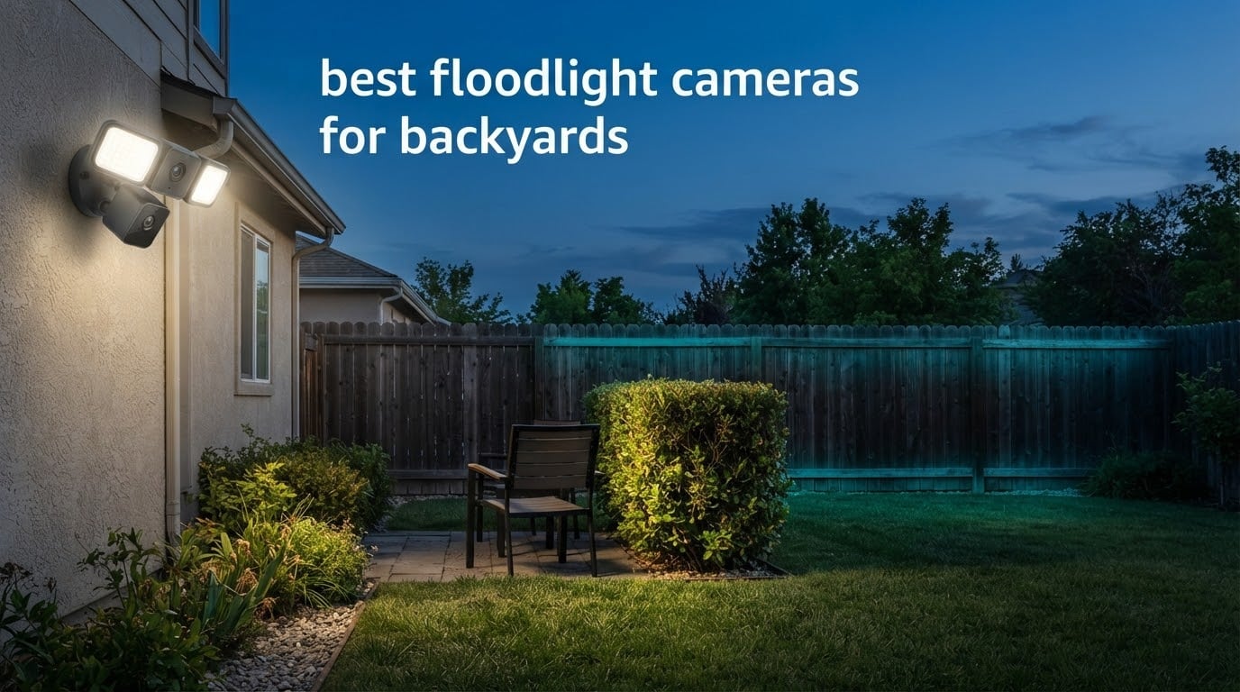 best floodlight cameras for backyards