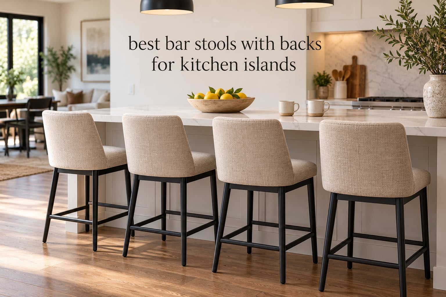 best bar stools with backs for kitchen islands
