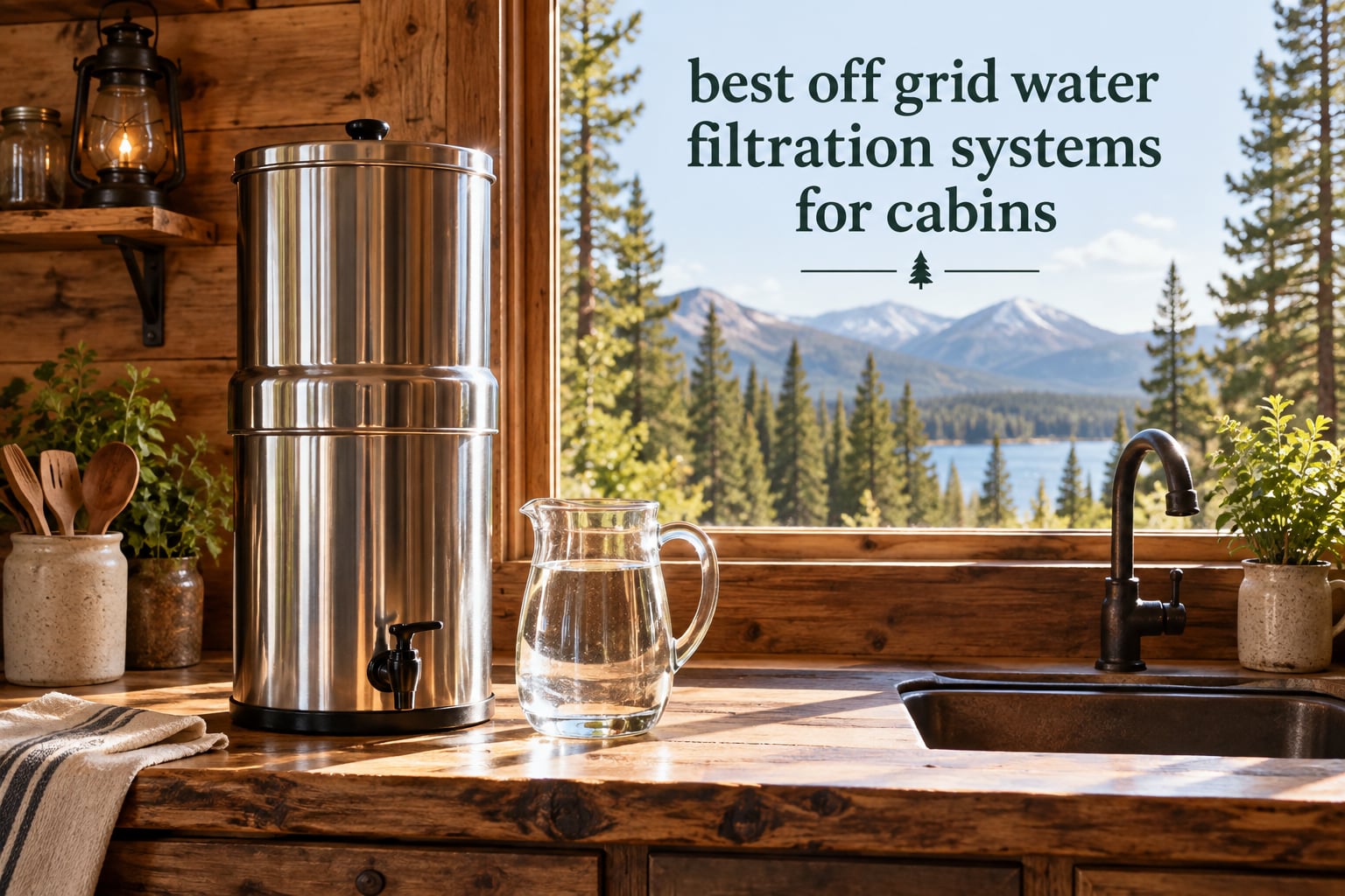 best off grid water filtration systems for cabins