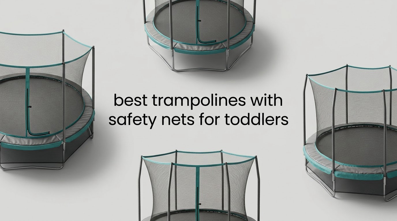 best trampolines with safety nets for toddlers