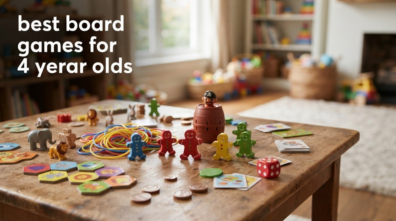 best board games for 4 year olds