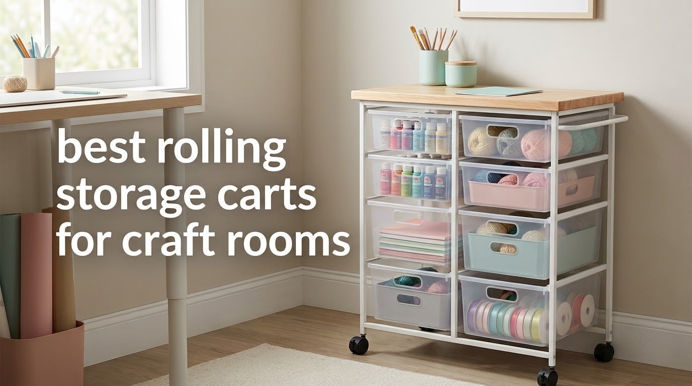 best rolling storage carts for craft rooms
