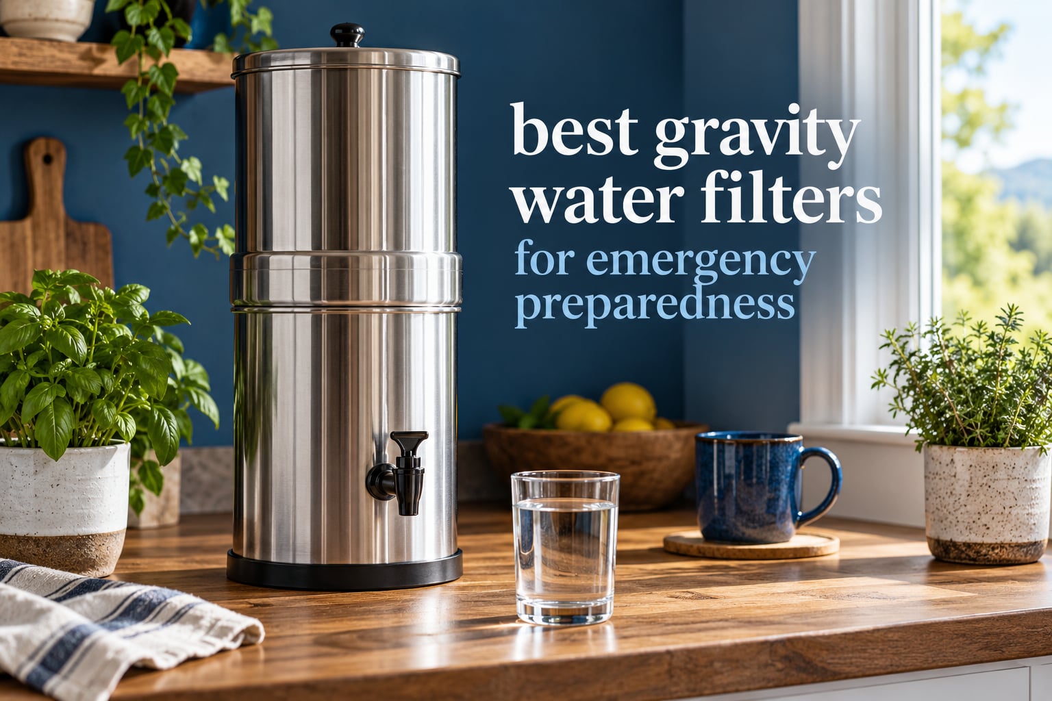 best gravity water filters for emergency preparedness